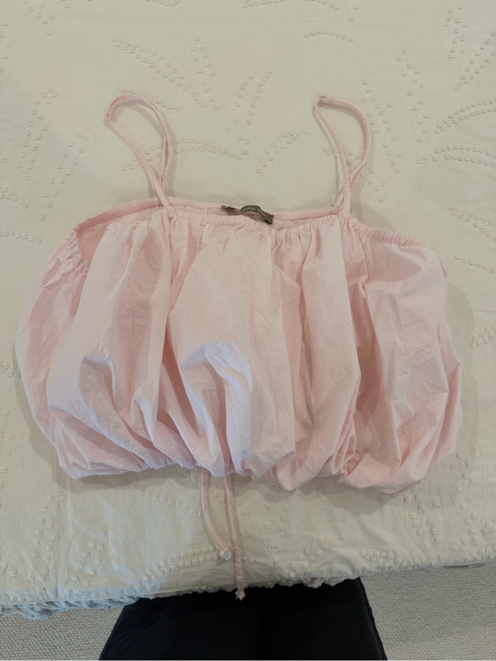 Chan Luu Pale Pink Bubble Top
